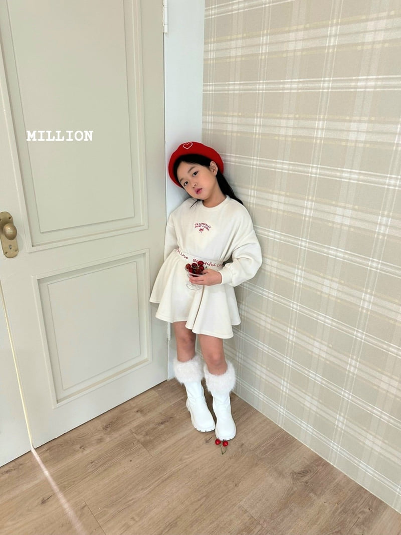Million Dollar Baby - Korean Children Fashion - #kidzfashiontrend - Berry Sweatshirts - 3