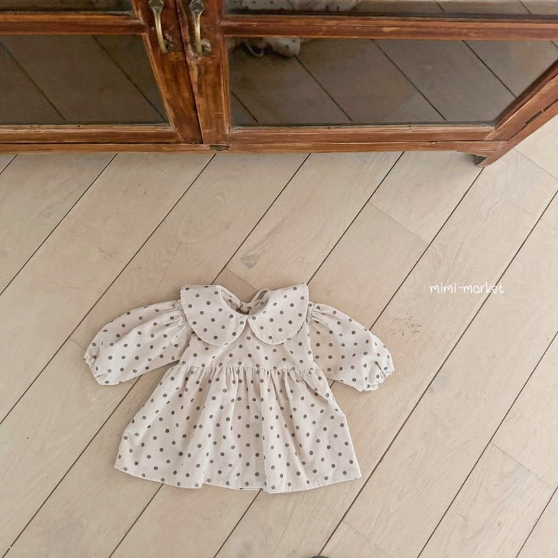 Mimi Market - Korean Baby Fashion - #babyfever - Pattern One-piece - 5
