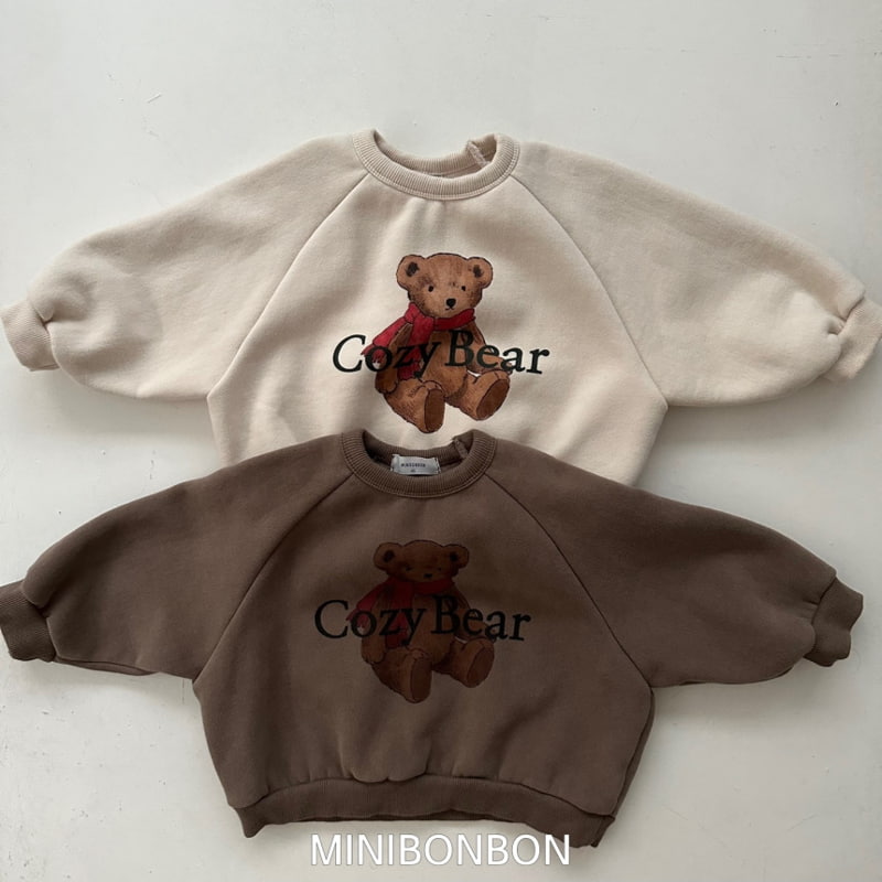 Mini Bongbong - Korean Children Fashion - #designkidswear - Coze Bear Sweatshirt (with Mom)