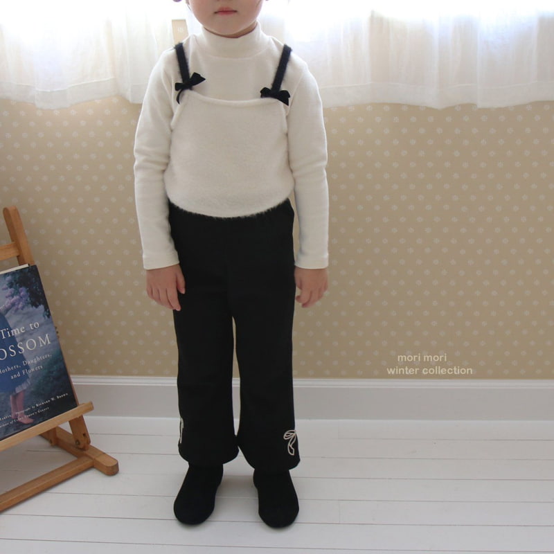 Mori Mori - Korean Children Fashion - #Kfashion4kids - Ribbon Bootcut Pants - 2