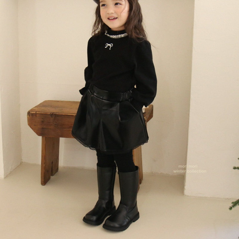 Mori Mori - Korean Children Fashion - #designkidswear - City Velvet Skirt Pants - 8