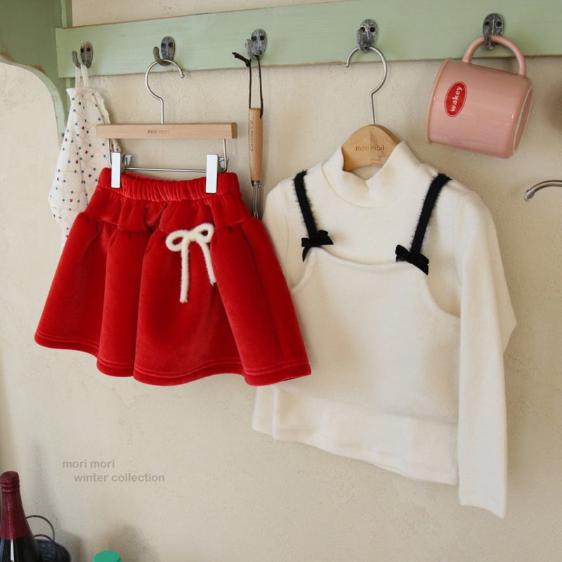 Mori Mori - Korean Children Fashion - #kidsshorts - Christmas Skirt - 5