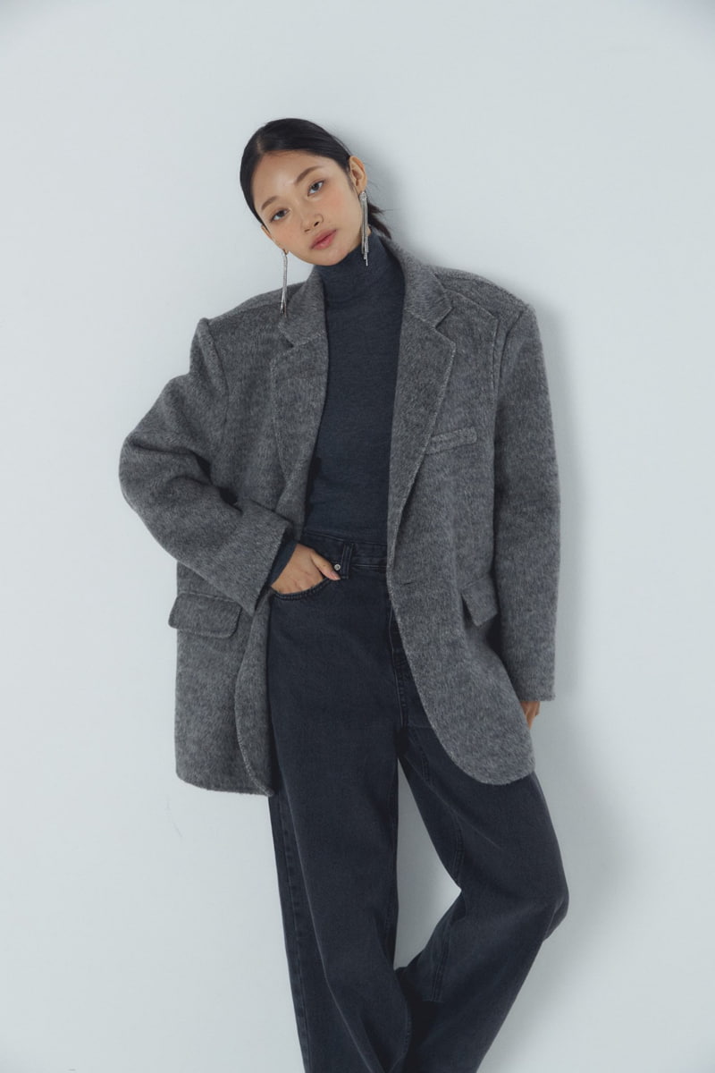 Neroli36 - Korean Women Fashion - #momslook - Overfit Handmade Jacket - 11