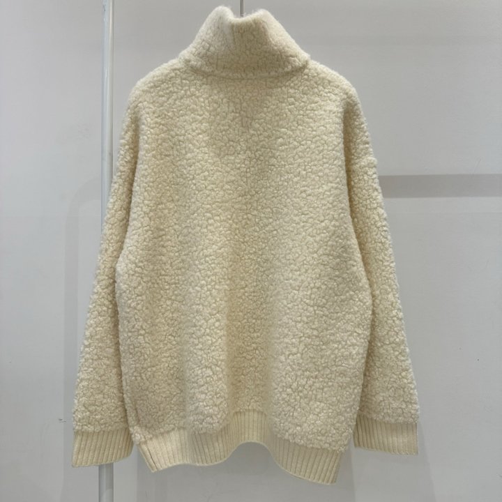 Neroli36 - Korean Women Fashion - #momslook - Zip-up Knit Top - 2