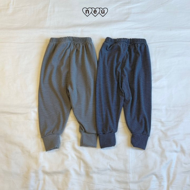 Neu - Korean Children Fashion - #childrensboutique - Winter Stripe Pants - 6