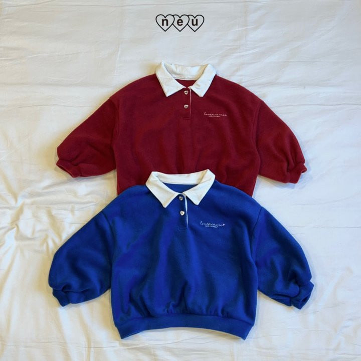 Neu - Korean Children Fashion - #childrensboutique - Love Me Rugby Sweatshirt - 2