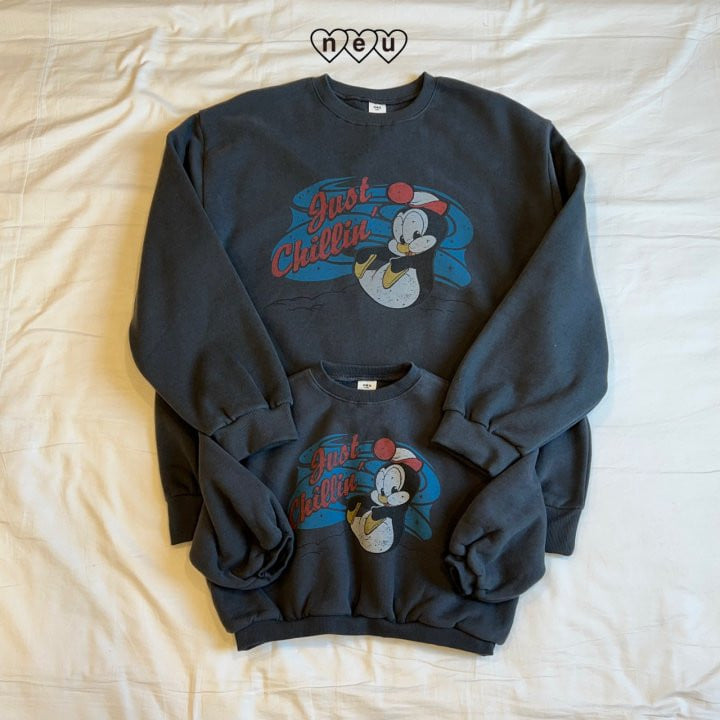 Neu - Korean Children Fashion - #childrensboutique - Penguin Sweatshirt With Mom - 11