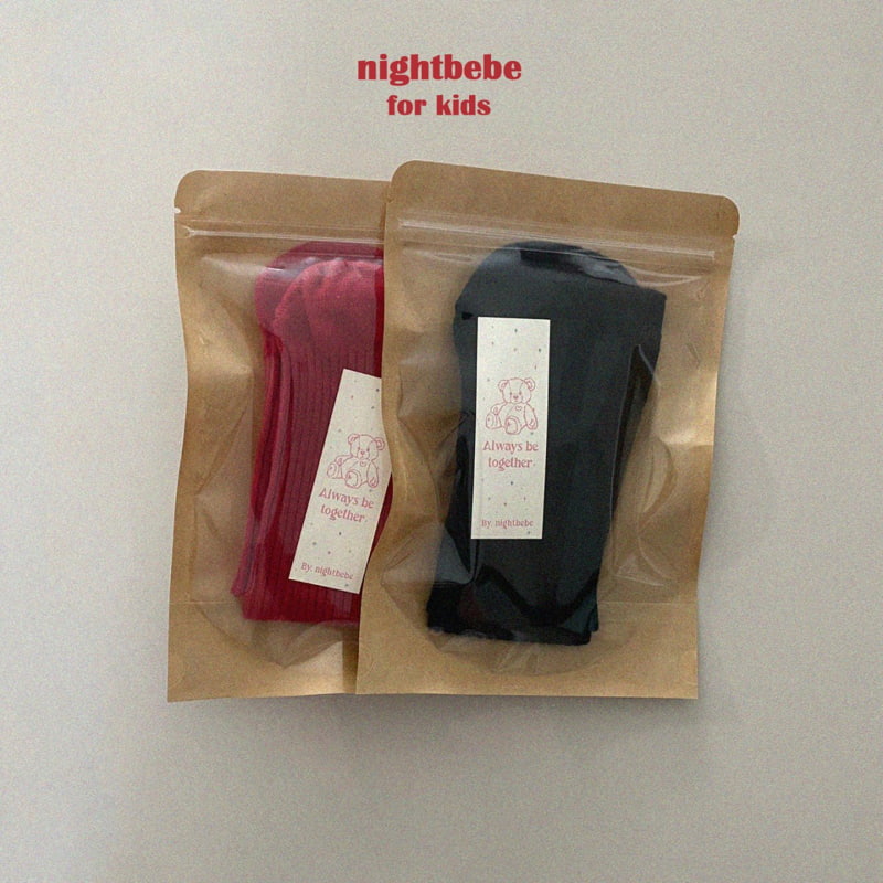 Night Bebe - Korean Children Fashion - #kidsstore - Vivid Knee Socks - 5