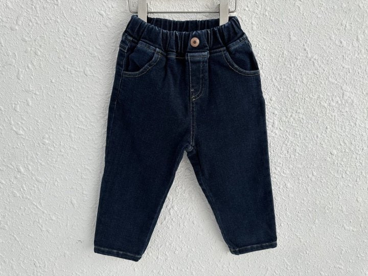Olivie - Korean Children Fashion - #Kfashion4kids - Wool Denim Pants - 8