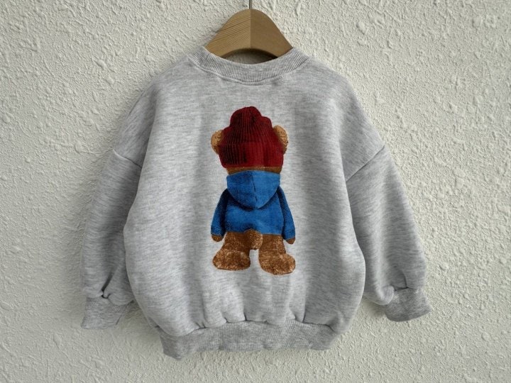 Olivie - Korean Children Fashion - #childofig - Bear Sweatshirts - 7