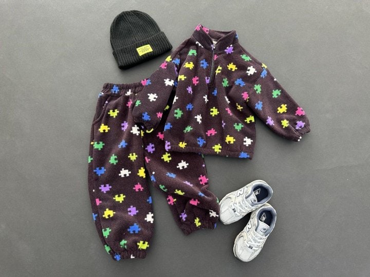 Olivie - Korean Children Fashion - #childofig - Anorak Top Bottom Set - 12