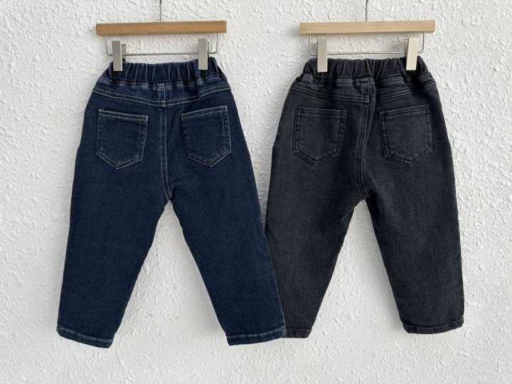 Olivie - Korean Children Fashion - #childrensboutique - Wool Denim Pants