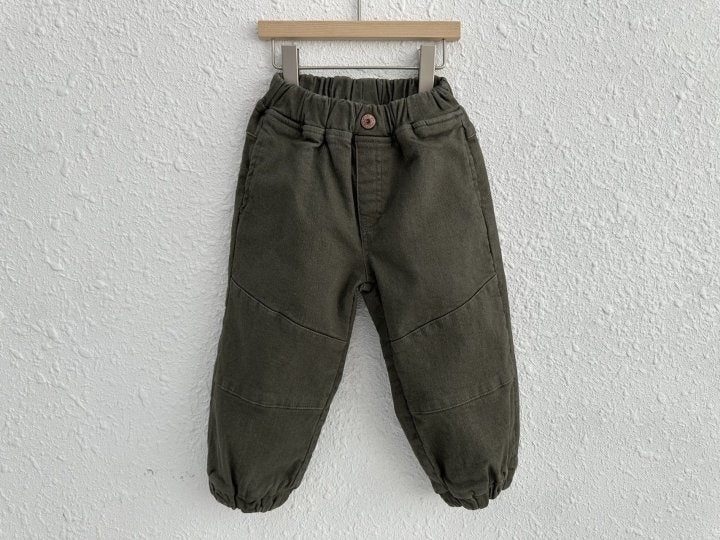 Olivie - Korean Children Fashion - #designkidswear - Knee Slit Jogger Pants - 3