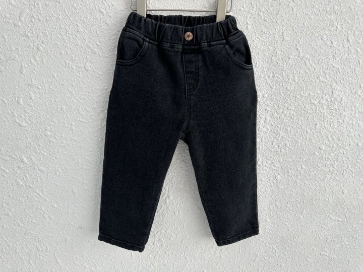 Olivie - Korean Children Fashion - #designkidswear - Wool Denim Pants - 2