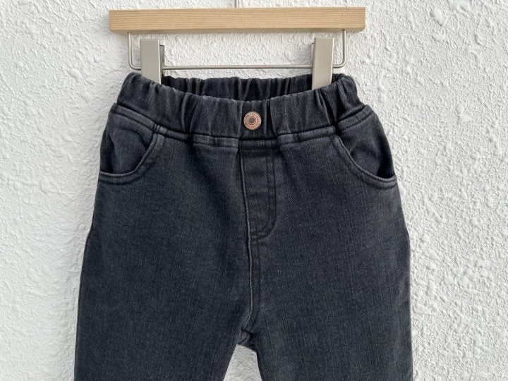 Olivie - Korean Children Fashion - #kidsstore - Wool Denim Pants - 6