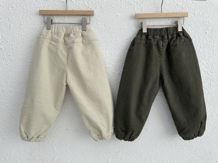 Olivie - Korean Children Fashion - #minifashionista - Knee Slit Jogger Pants - 12