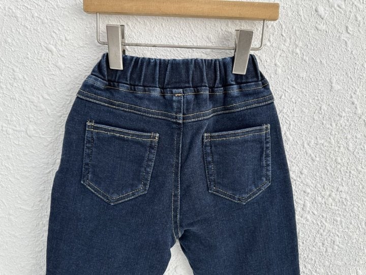 Olivie - Korean Children Fashion - #minifashionista - Wool Denim Pants - 11