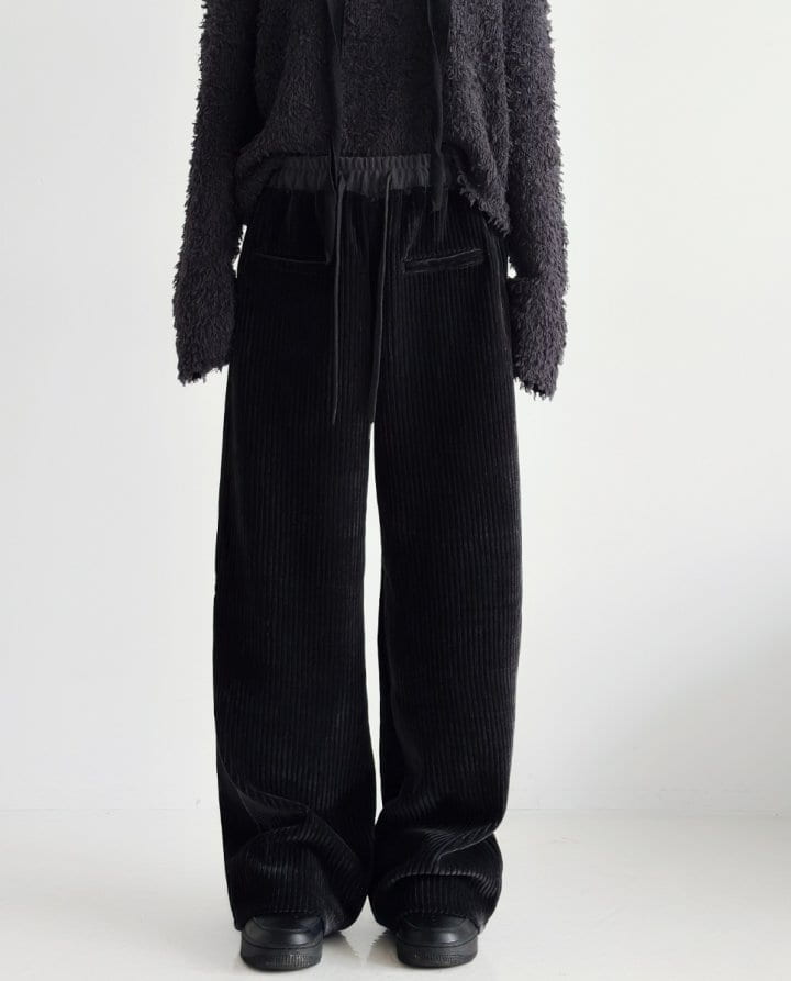One the woman - Korean Women Fashion - #womensfashion - Veloure Combi Pants - 5