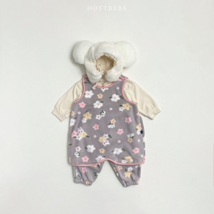 Oott Bebe - Korean Baby Fashion - #babywear - Love Some Sleep Vest - 10