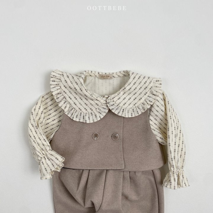 Oott Bebe - Korean Children Fashion - #Kfashion4kids - Choco Bustier - 8