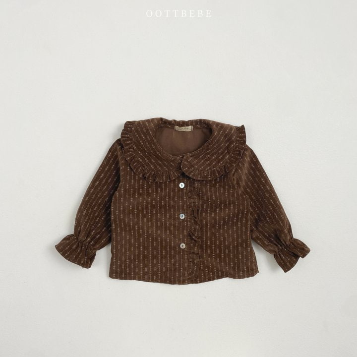 Oott Bebe - Korean Children Fashion - #childofig - Wendy Frill Blouse - 6