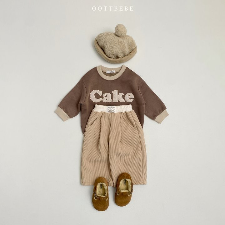 Oott Bebe - Korean Children Fashion - #childofig - Cappuccino Wide Pants - 5