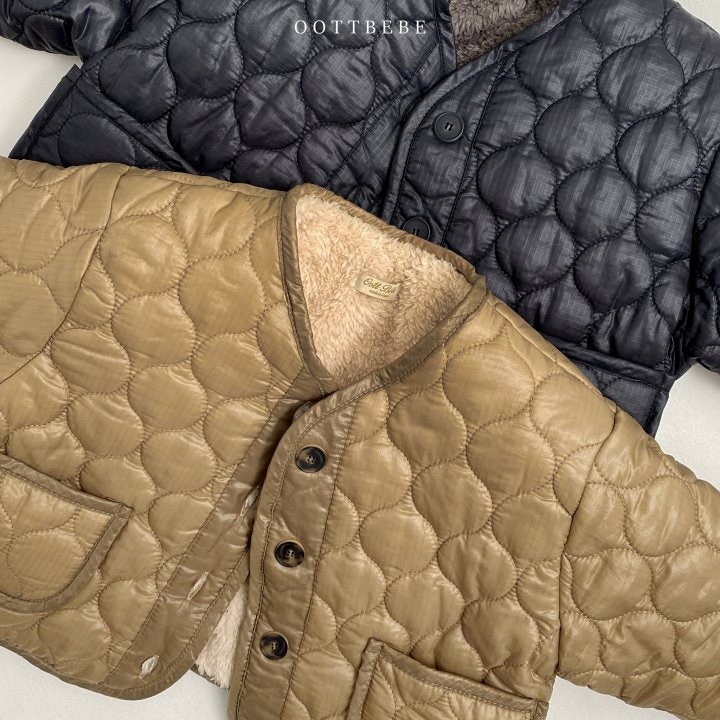 Oott Bebe - Korean Children Fashion - #childofig - Boa Urban City Quilting Jumper - 8