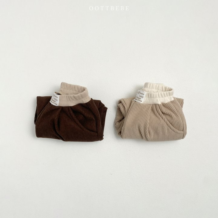 Oott Bebe - Korean Children Fashion - #discoveringself - Cappuccino Wide Pants - 9