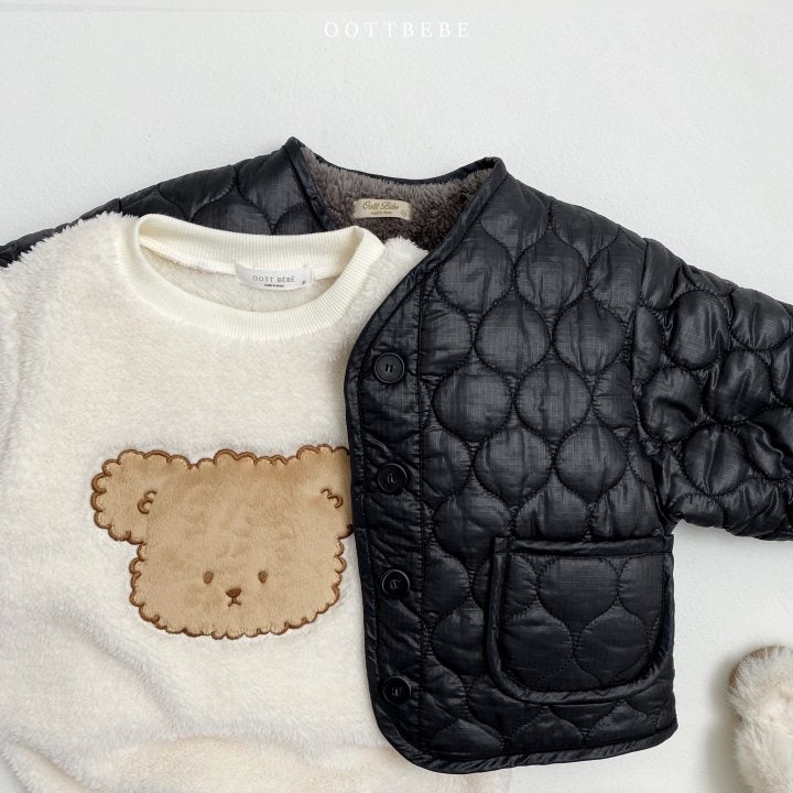 Oott Bebe - Korean Children Fashion - #discoveringself - Boa Urban City Quilting Jumper - 11