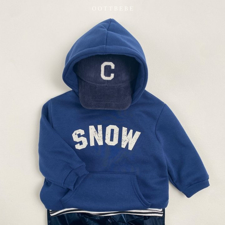 Oott Bebe - Korean Children Fashion - #littlefashionista - Snow Hood Sweatshirts - 8