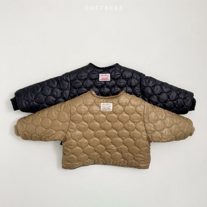 Oott Bebe - Korean Children Fashion - #littlefashionista - Boa Urban City Quilting Jumper - 4