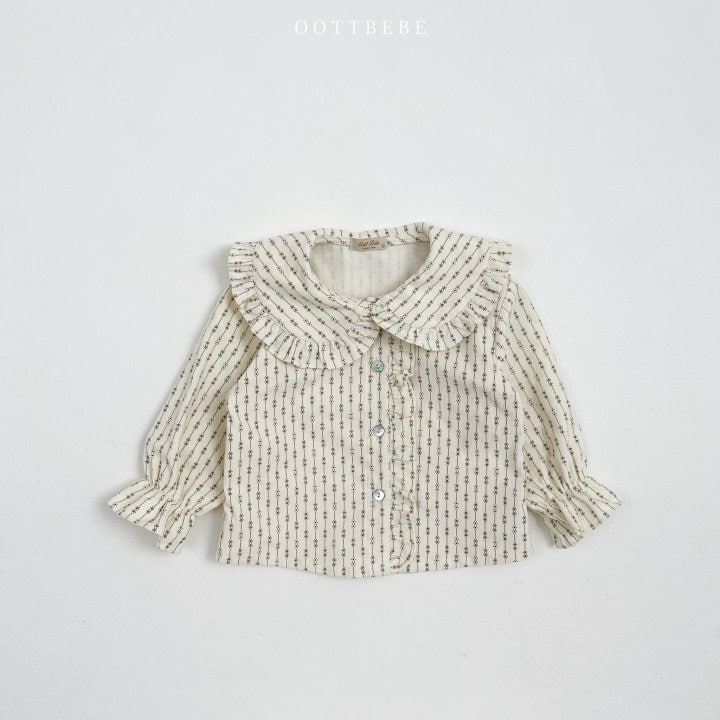 Oott Bebe - Korean Children Fashion - #prettylittlegirls - Wendy Frill Blouse - 5