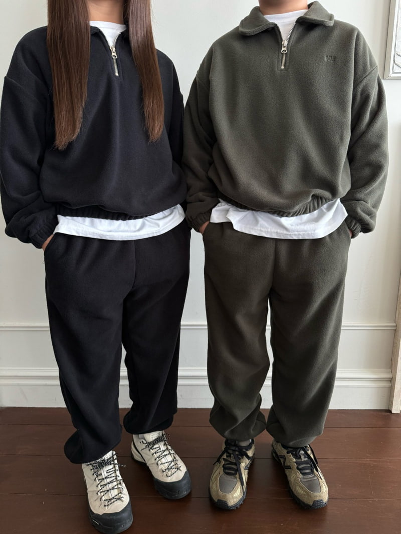 Our - Korean Children Fashion - #toddlerclothing - Fleece Collar Set - 4