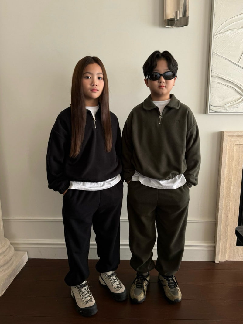 Our - Korean Children Fashion - #todddlerfashion - Fleece Collar Set - 2
