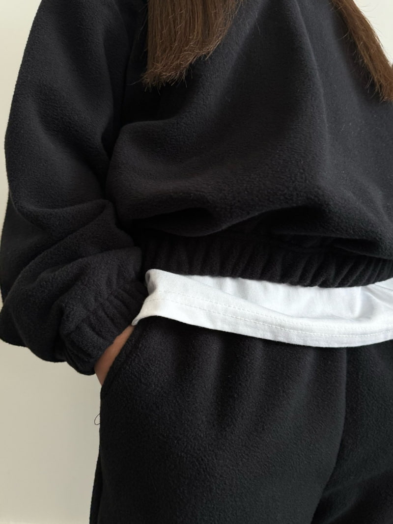 Our - Korean Children Fashion - #toddlerclothing - Fleece Collar Set - 3