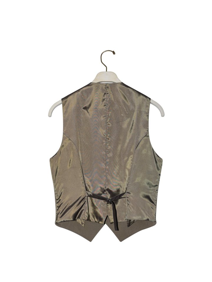 Paper Moon - Korean Women Fashion - #momslook - Five Button Down Tailored Suit Vest - 5