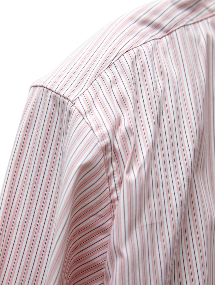 Paper Moon - Korean Women Fashion - #womensfashion - Boyfriend Fit Oversized Stripe Button Down Shirt - 9