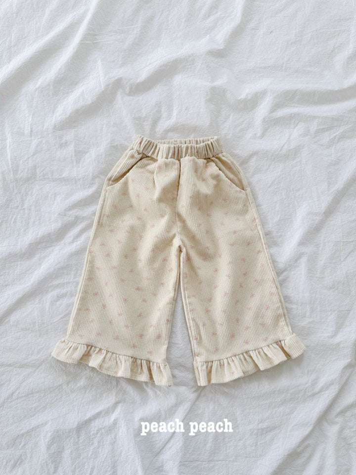 Peach Peach - Korean Children Fashion - #todddlerfashion - Milk Corduroy Pants - 5