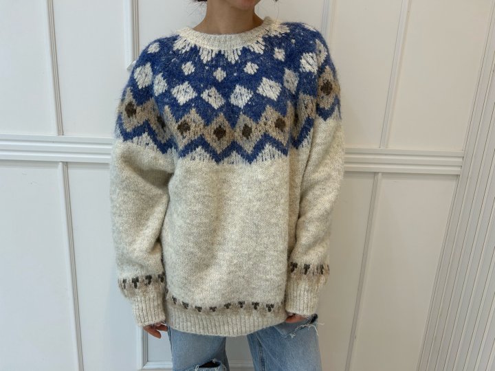 Pearls room - Korean Women Fashion - #thatsdarling - Dia Knit Sweater - 2