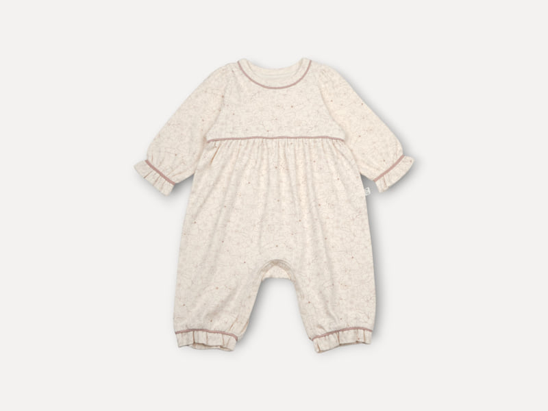 Peekaboo - Korean Baby Fashion - #babyoutfit - Blossom Pajama Bodysuit - 9