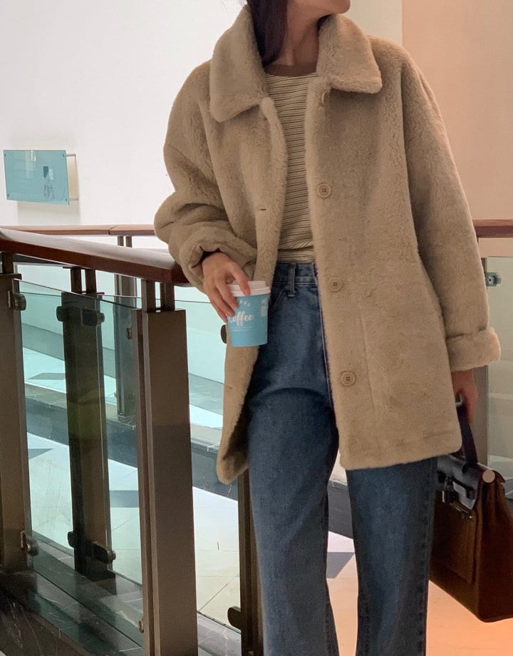 Pomelo - Korean Women Fashion - #momslook - Searing Mustang Jacket - 5