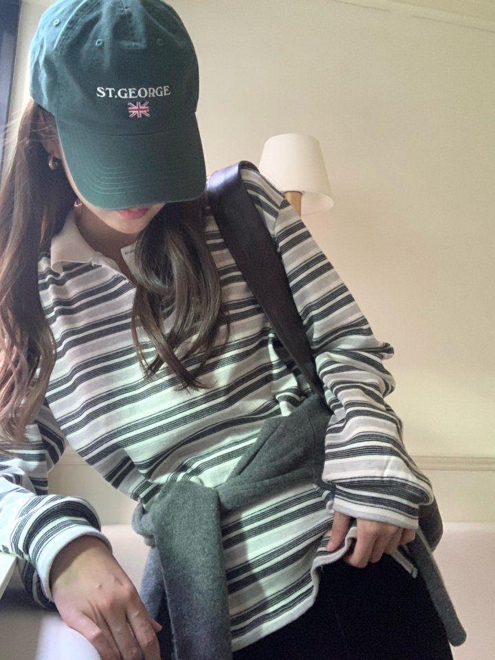 Pomelo - Korean Women Fashion - #womensfashion - Multi Collar Pullover
