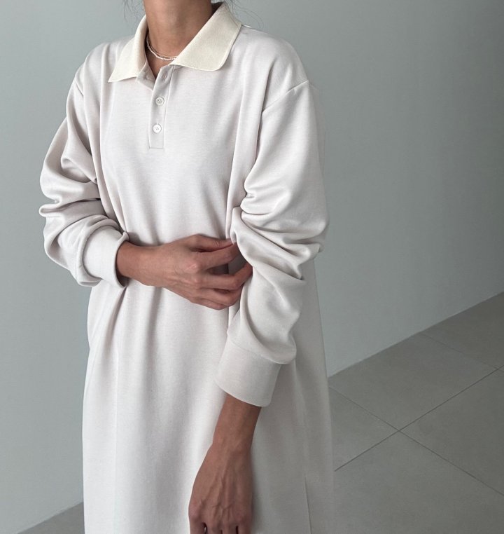 Ripple - Korean Women Fashion - #womensfashion - Miyu Collar One-piece - 3