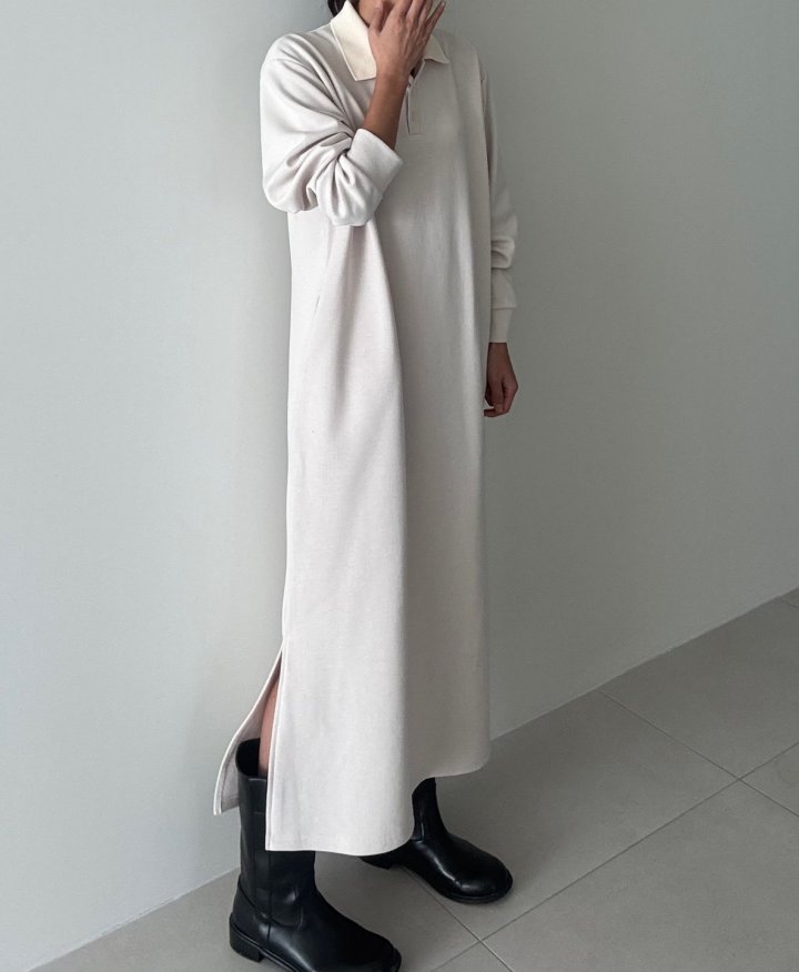 Ripple - Korean Women Fashion - #womensfashion - Miyu Collar One-piece - 5