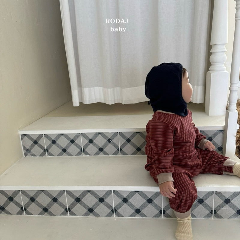 Roda J - Korean Baby Fashion - #babylifestyle - Bebe B Cream Balaclava - 12