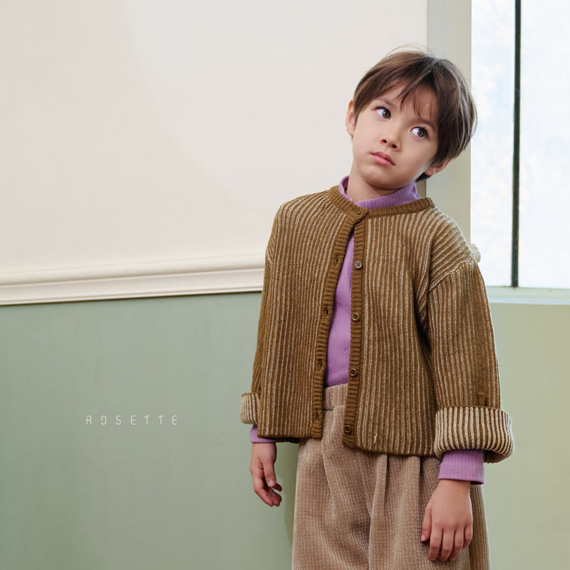 Rosette - Korean Children Fashion - #kidzfashiontrend - Rev Knit Cardigan with Mom