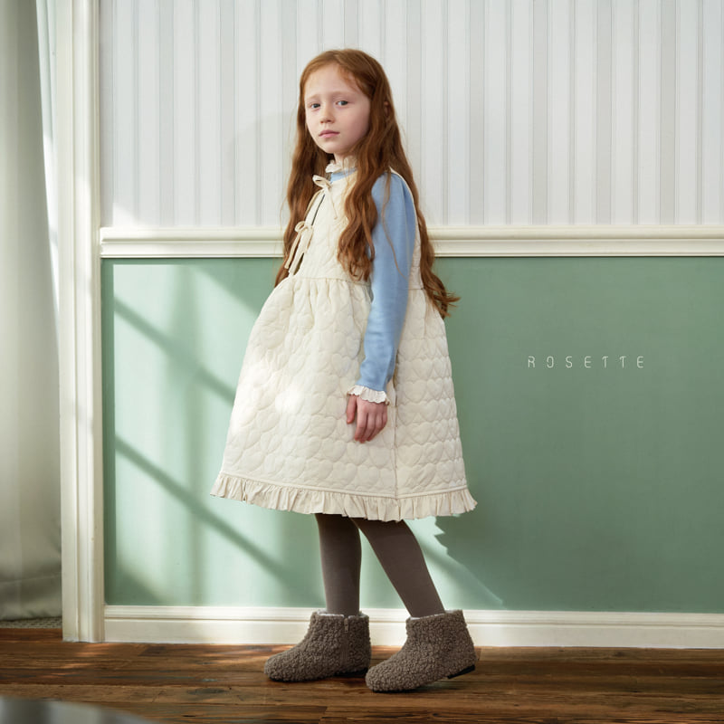 Rosette - Korean Children Fashion - #prettylittlegirls - Bling Heart One-piece - 9