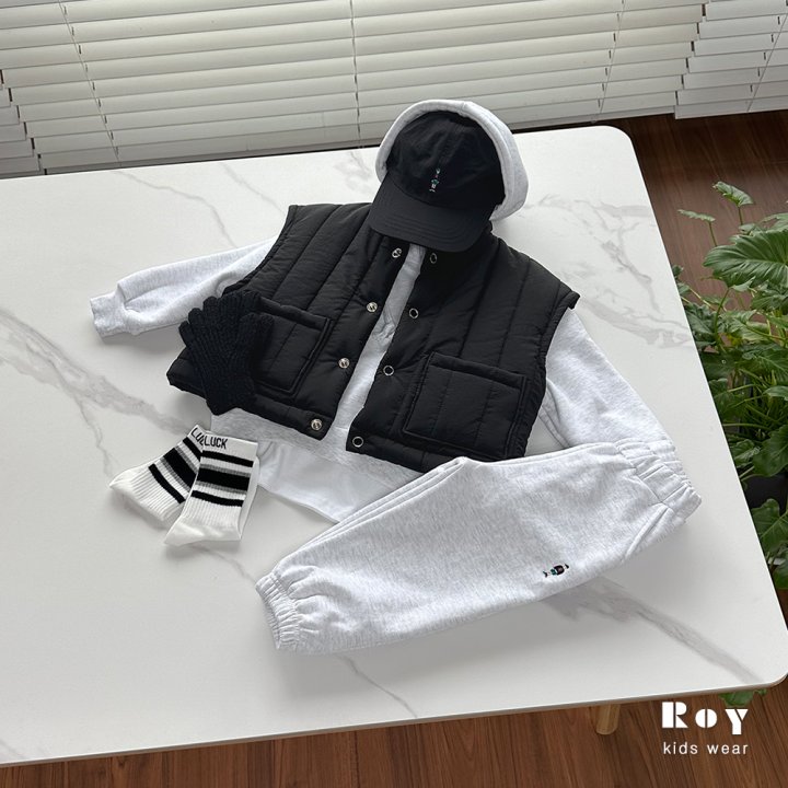 Roy - Korean Baby Fashion - #babyfever - Vertical Padded Vest - 3