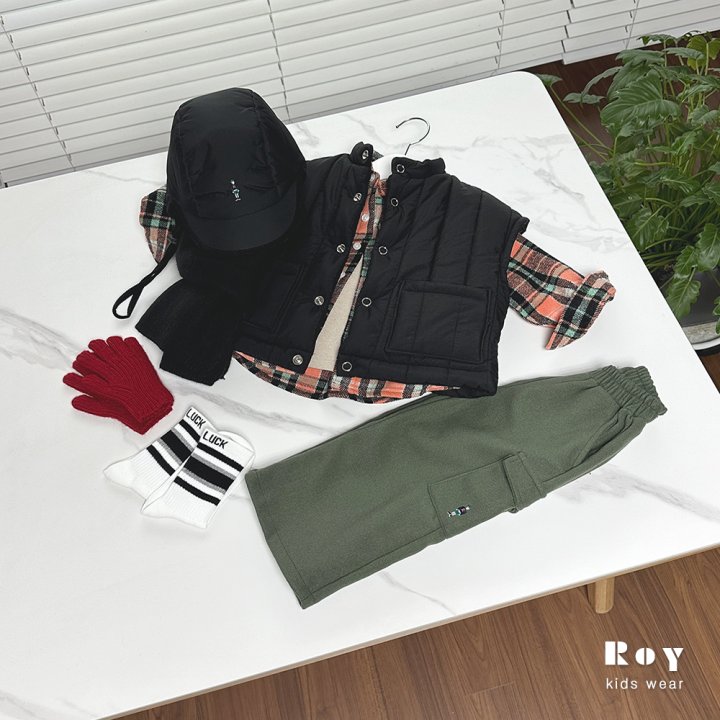 Roy - Korean Baby Fashion - #babyoninstagram - Vertical Padded Vest - 6