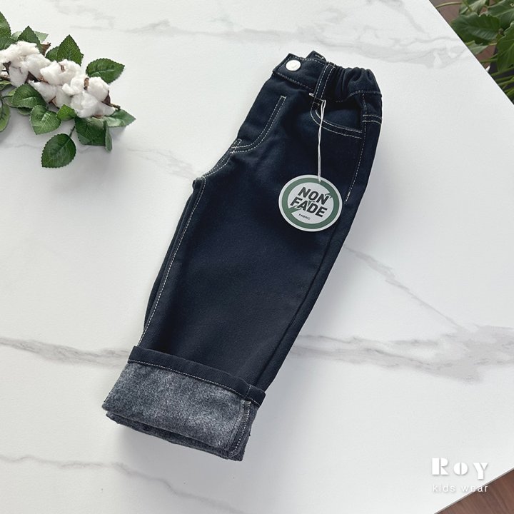 Roy - Korean Baby Fashion - #babyoutfit - Fleece Non-fade Jeans